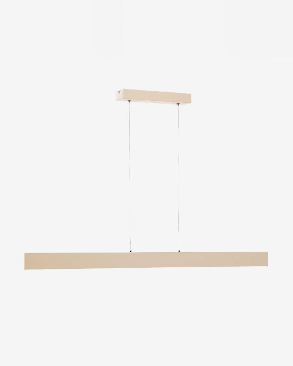 Lámpara de techo Boadella - con acabado pintado beige 