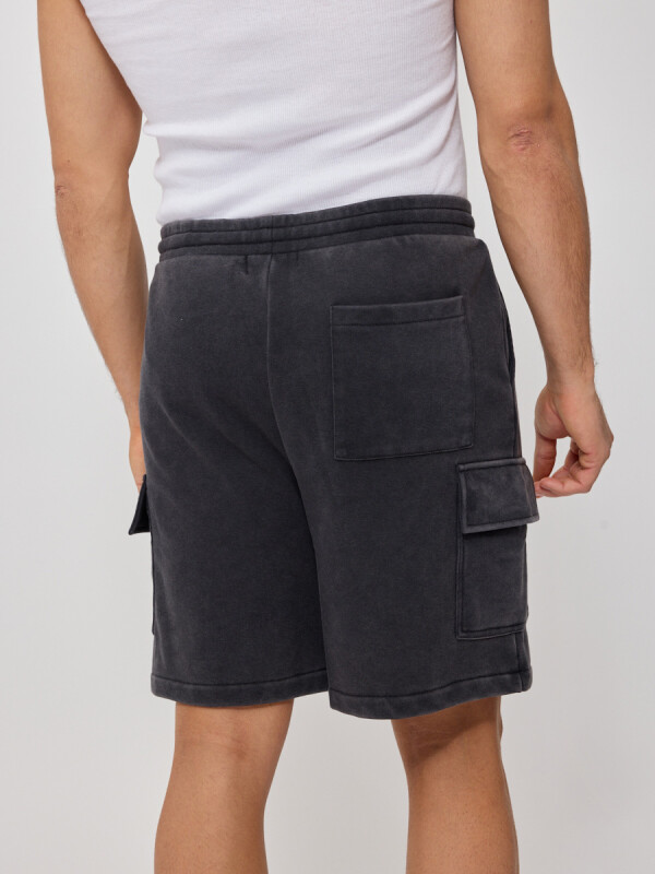 SHORT CARGO RIVEN RUSTY Negro