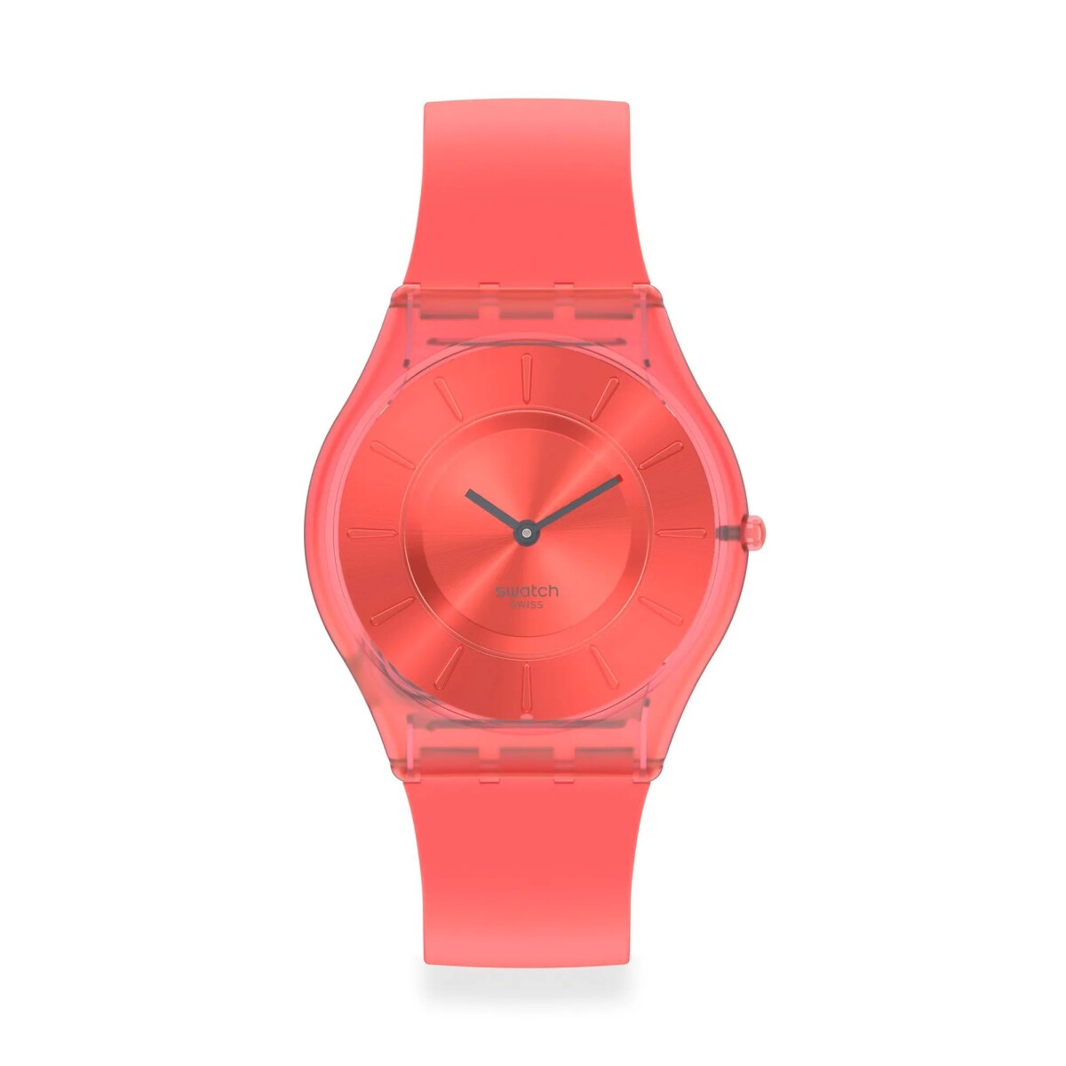 Reloj Swatch Sweet Coral Ss08r100 De Silicona Roja Para Mujer 