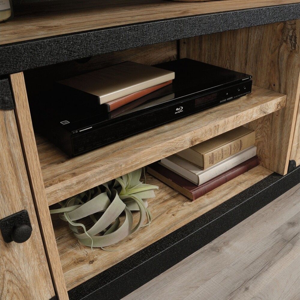 Rack para TV - Sauder - Linea Steel River Natural