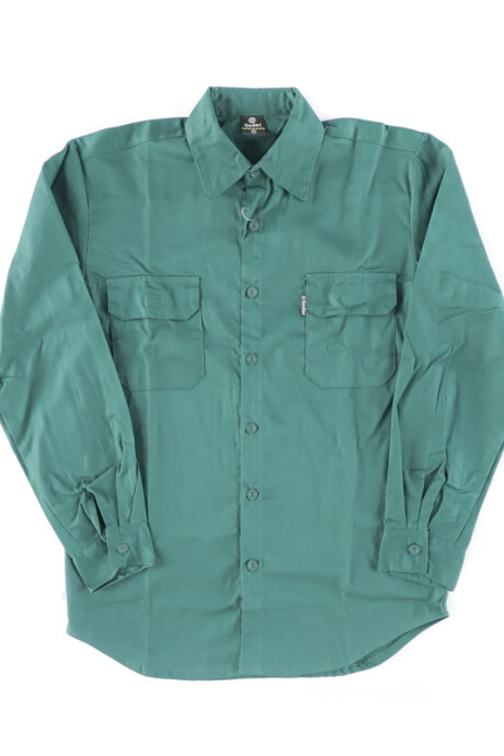Camisa gabardina de trabajo Verde bosque