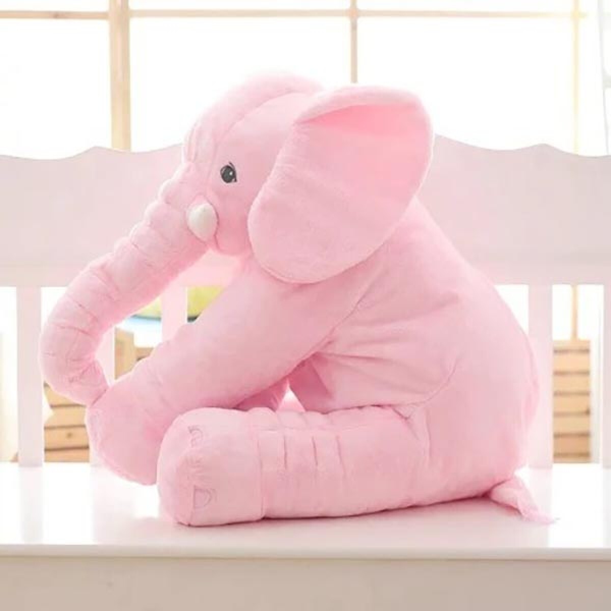 Peluche Elefante de apego 60 cm - Rosa 