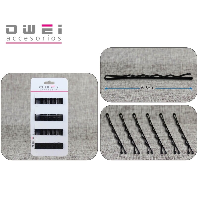 Ondulines x 24 Negra OW HORQUILLA