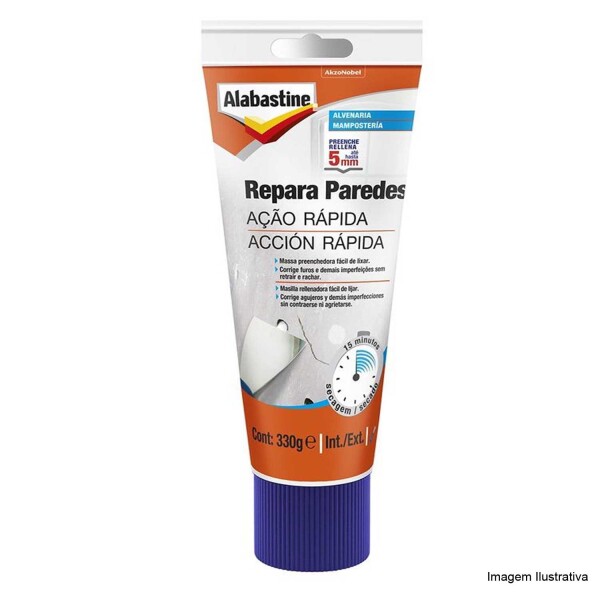 Repara Paredes 10mm Alabastine 330Gr Repara Paredes 10mm Alabastine 330Gr