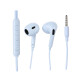 Auriculares de cable celeste