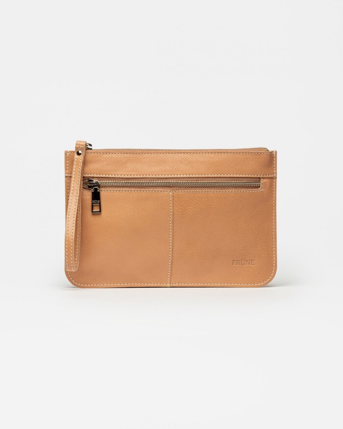 Sobre Atenas en cuero liso satinado Vaqueta