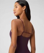 Vestido Strappy Seamless Maxi Dress Mujer Oxblood