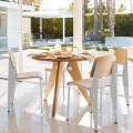 Mesa de comedor Gueridon 95 cm Blanco