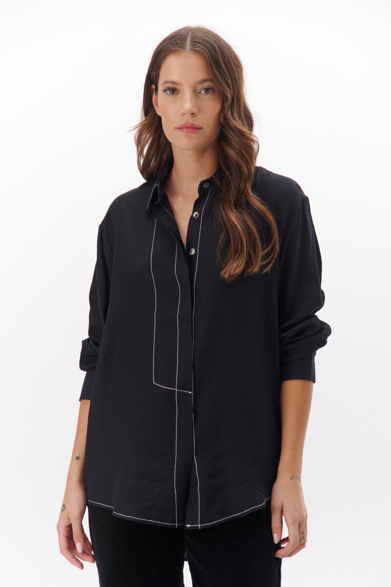 CAMISA VERTICE NEGRO