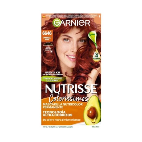 Tinta para cabello Nutrisse Tono 6646