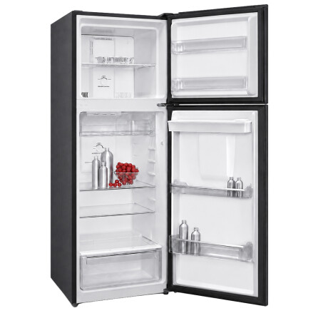 heladera con freezer frio seco 332 L dispensador ACERO INOXIDABLE