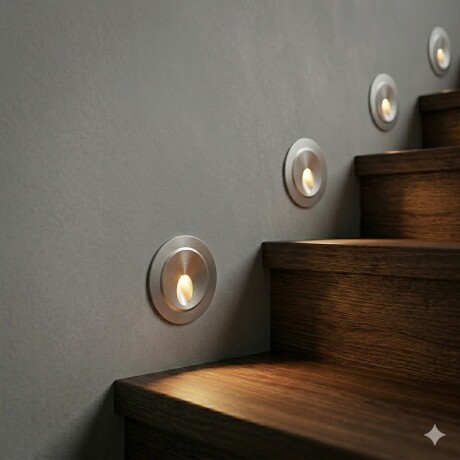 Embutido led haz Señalizador redondo, de pared, IP65 240 volt Embutido led haz Señalizador redondo, de pared, IP65 240 volt