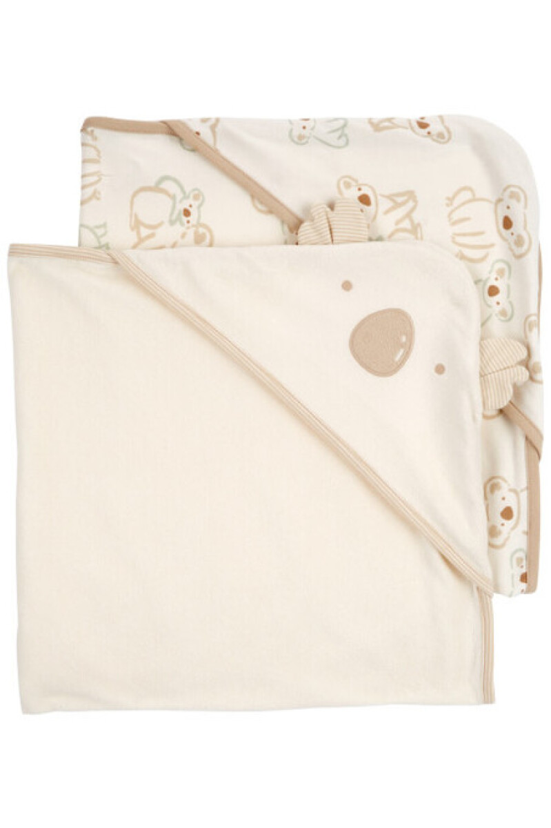 Set x2 toallas carters PREMIUM - beige 