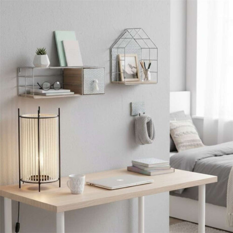 Organizador De Escritorio Madera 36X13X12Cm Gris