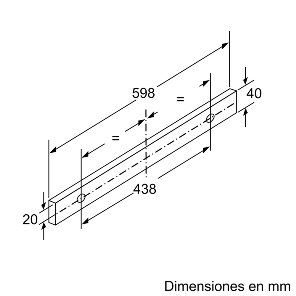 Campana telescópica Bosch DFT63AC50 60 cm Campana telescópica Bosch DFT63AC50 60 cm