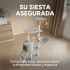 Rascador Torre 5 Niveles En Felpa Y Sisal Para Gato Juego Variante Color Gris Claro