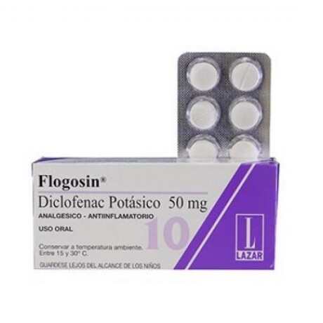 Flogosin 50mg 10 Comprimidos Flogosin 50mg 10 Comprimidos