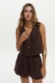 Short Olmo Chocolate