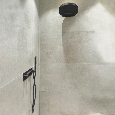 Griferia DUCHA TERMOSTATICA DE EMBUTIR NEGRO MATE 000
