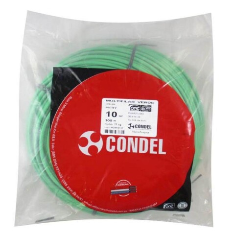 CABLE MULTIFILAR 10,00MM2 VERDE CONDEL CABLE MULTIFILAR 10,00MM2 VERDE CONDEL
