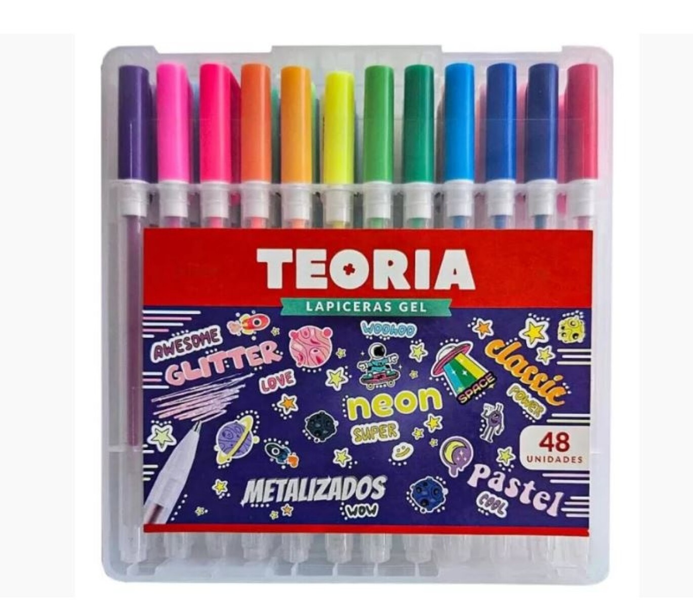 Bolígrafo Gel Estuche x48 Teoría+ 