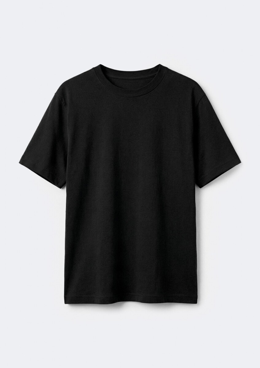BUZO BÁSICO UNISSEX INFANTIL - NEGRO 
