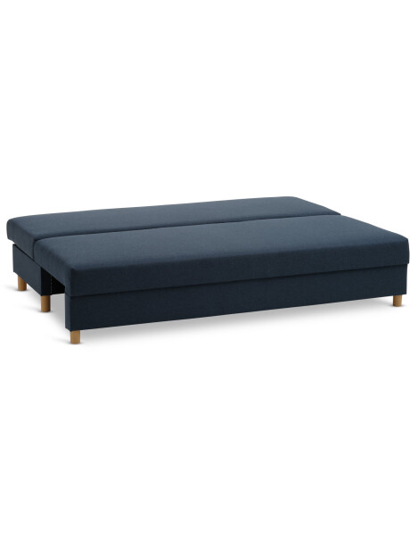 Sofá cama NORSMINDE 3 cuerpos tela azul Sofá cama NORSMINDE 3 cuerpos tela azul