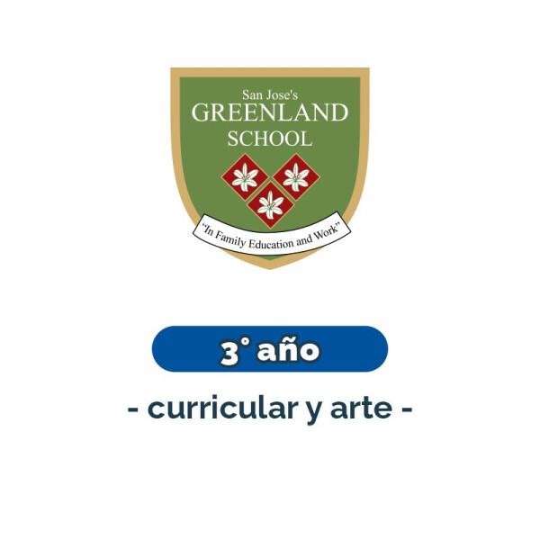 Lista de materiales - Primaria 3° año curricular y arte - Greenland Única