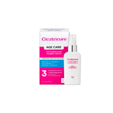 Crema Cicatricure Agecare Antiarrugas Humectante 50 Gr