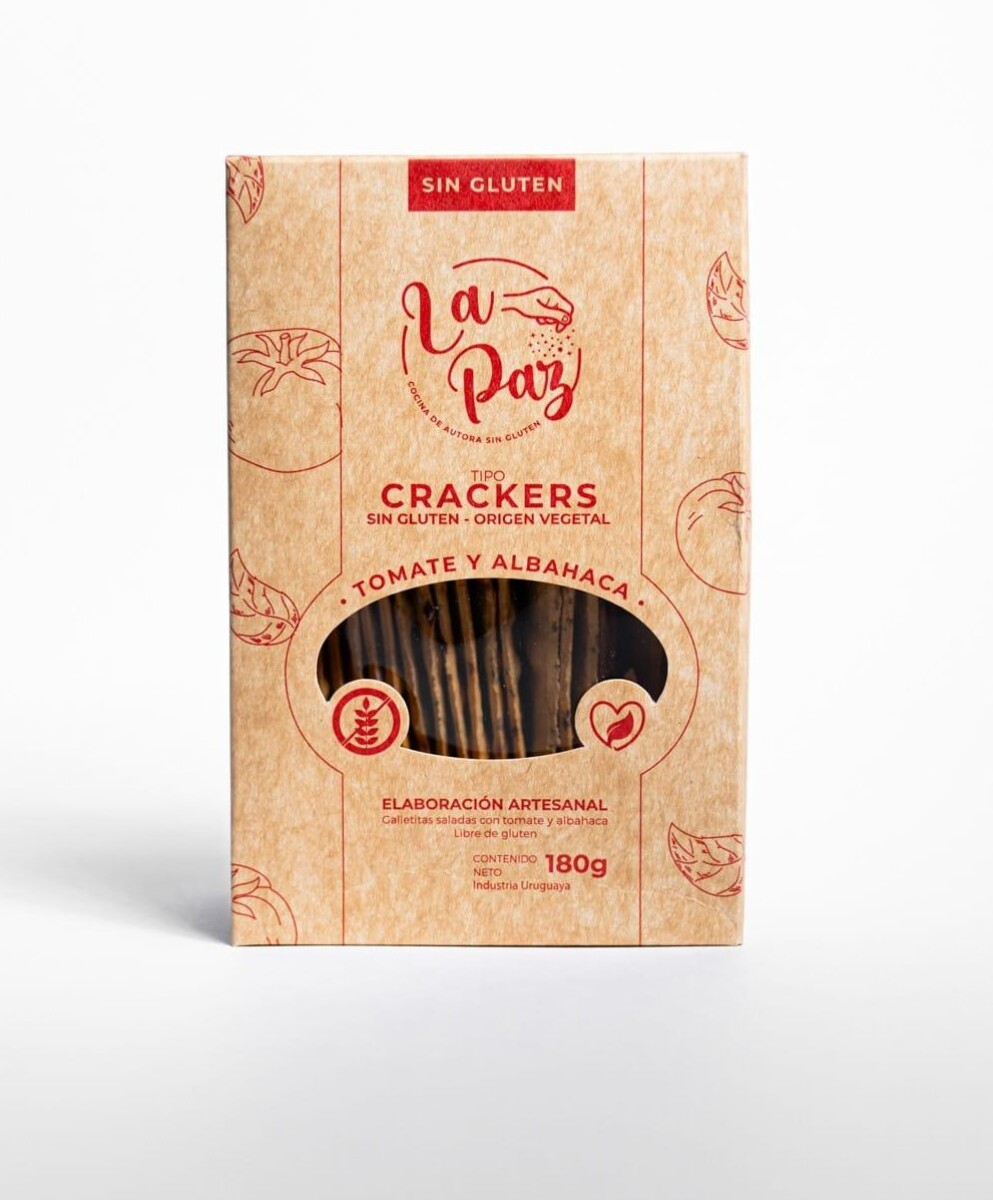 Crackers tomate y albahaca 