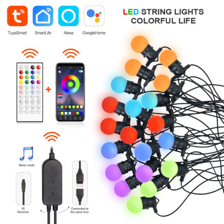 Guía de luces LED Smart WiFi RGB SM-DC03 001