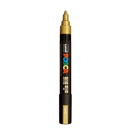 Marcador Uni Posca 2.5 Mm Metallic gold