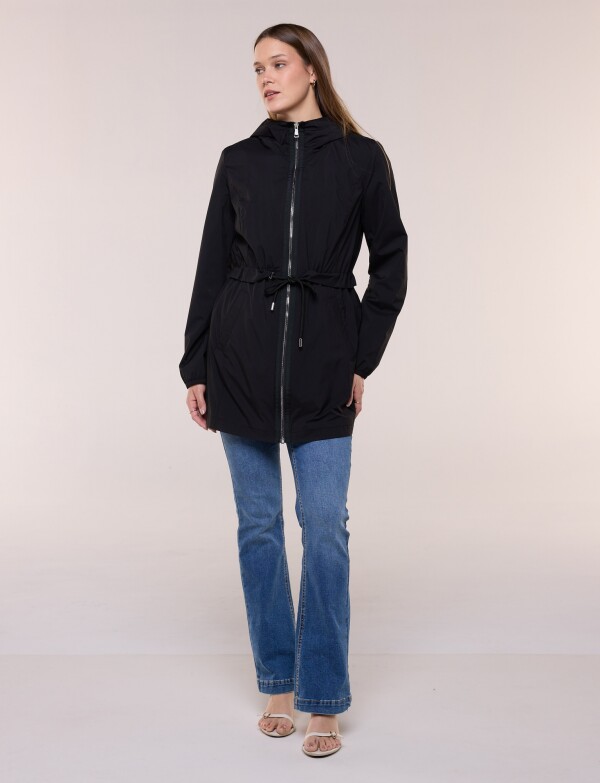 Campera Liviana Con Capucha NEGRO