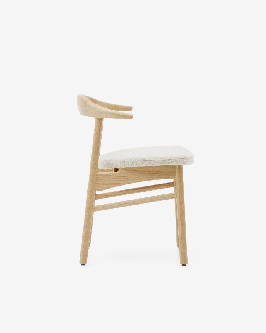 Silla desenfundable Timons de madera maciza de roble con acabado natural FSC Mix Credit Silla desenfundable Timons de madera maciza de roble con acabado natural FSC Mix Credit