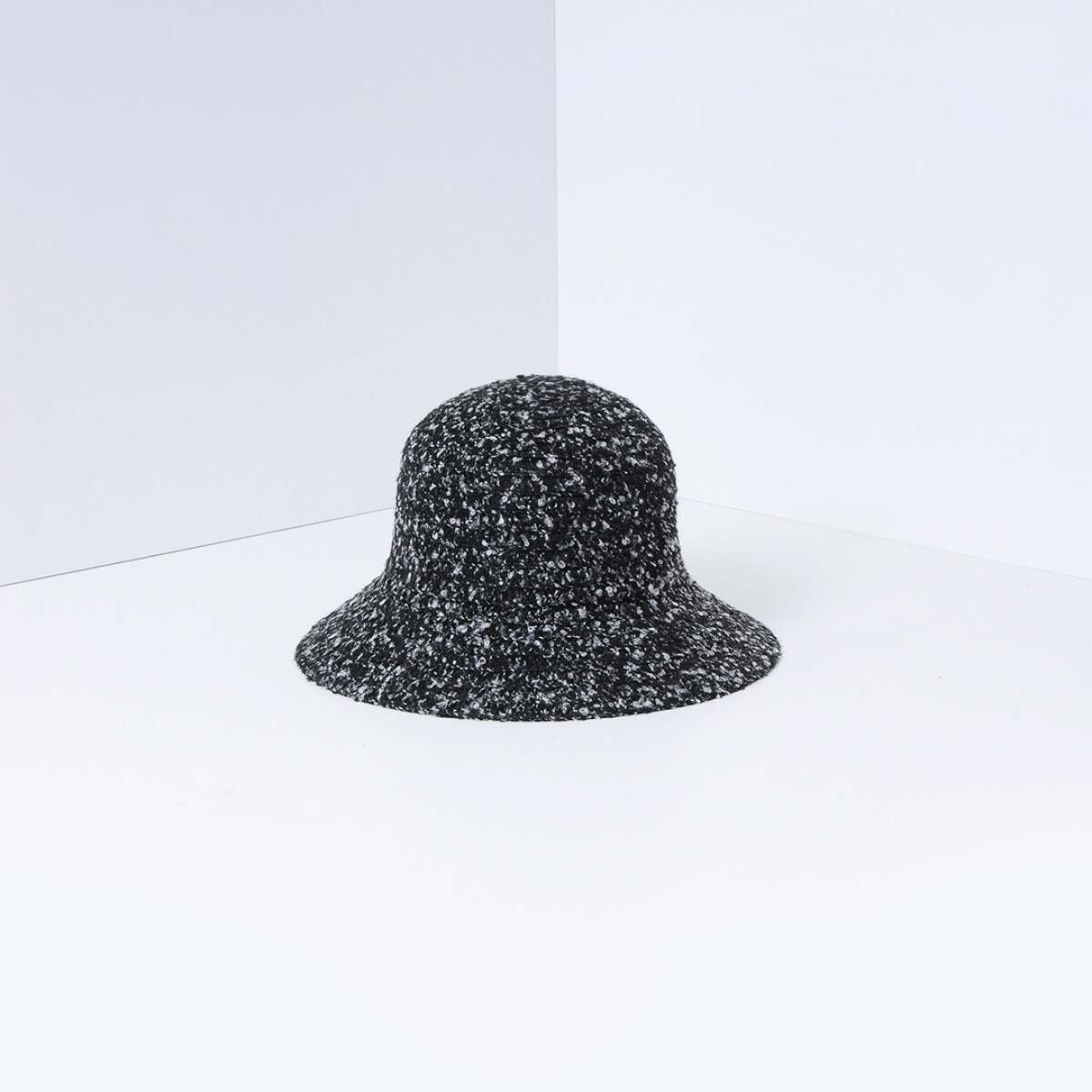 Sombrero pescador de fieltro - negro 