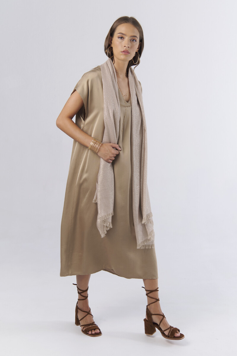 VESTIDO MAXIMA CAMEL