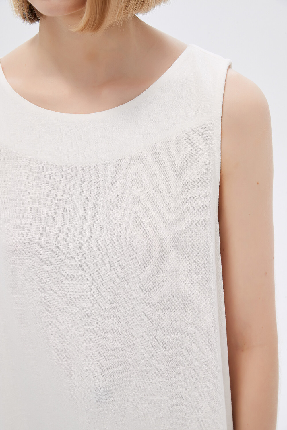 Musculosa Peder Marfil / Off White