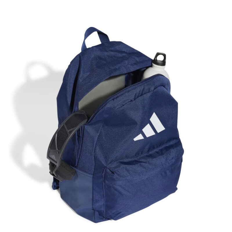 Mochila Adidas Classic 3 Logo Azul - Blanco