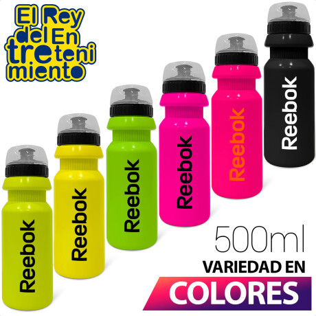 Botella Deportiva Reebok 500ml Se Wat Bot Caramañola Fucsia-Logo Negro