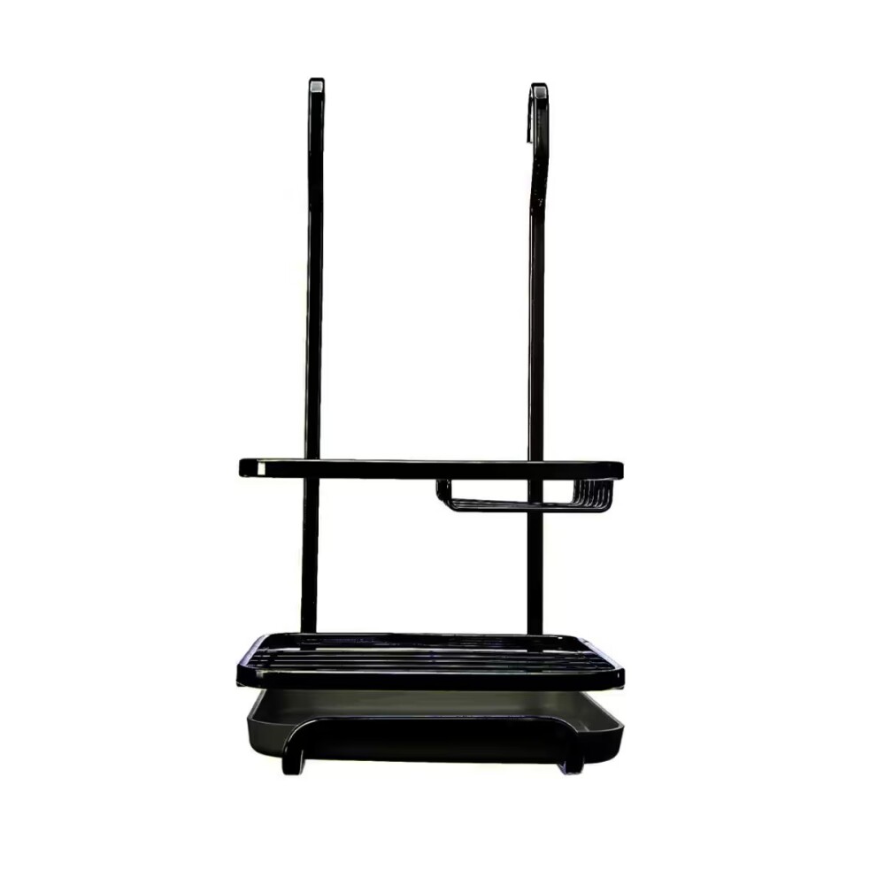 PORTA DETERGENTE, JABÓN Y ESPONJA NEGRO MATE Porta Detergente, Jabón Y Esponja Negro Mate