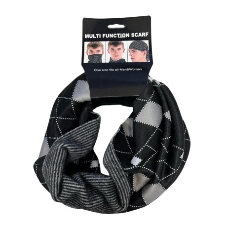 Buff cuellera con interior afelpado - Figuras Gris