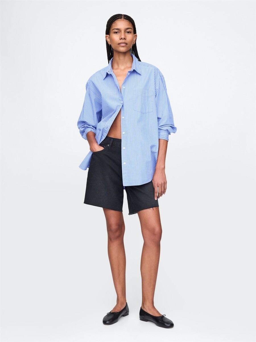 Bermuda Jean Loose Mujer - Black 1 