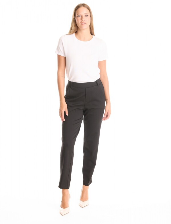 Pantalon Pull On Cla NEGRO