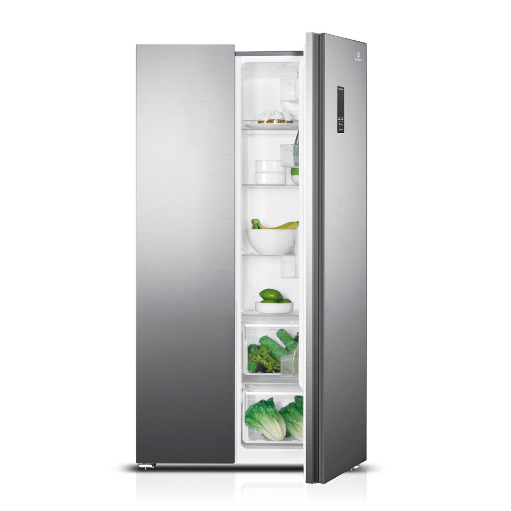 Heladera SBS Indurama Inverter No Frost 442 Lts Inoxidable + Freidora de Aire Electrolux 3L EAF05 ¡De Regalo!