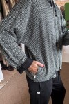Campera agua reversible Negra con blanco