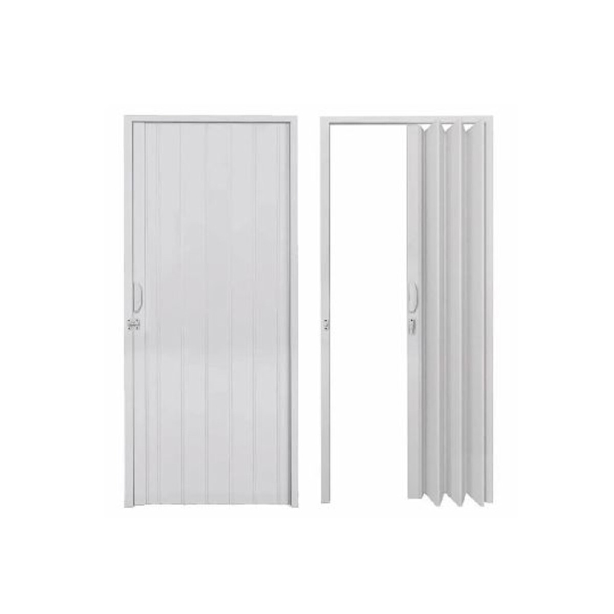 PUERTA PLEGABLE PVC 700X2100 BCO/ARENA/CENIZA/BEIGE/CAOBA - N/a 