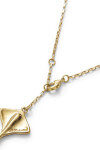 COLGANTE DE CADENA CORTA ALEACIÓN DE METALES BAÑADO EN ORO 18K CON MANTARRAYA Colgante