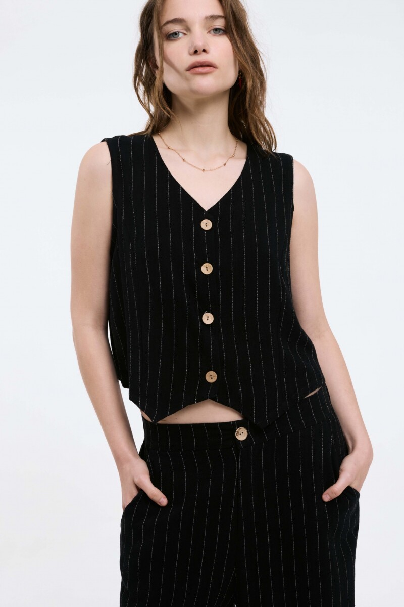 Chaleco Khas - Negro 