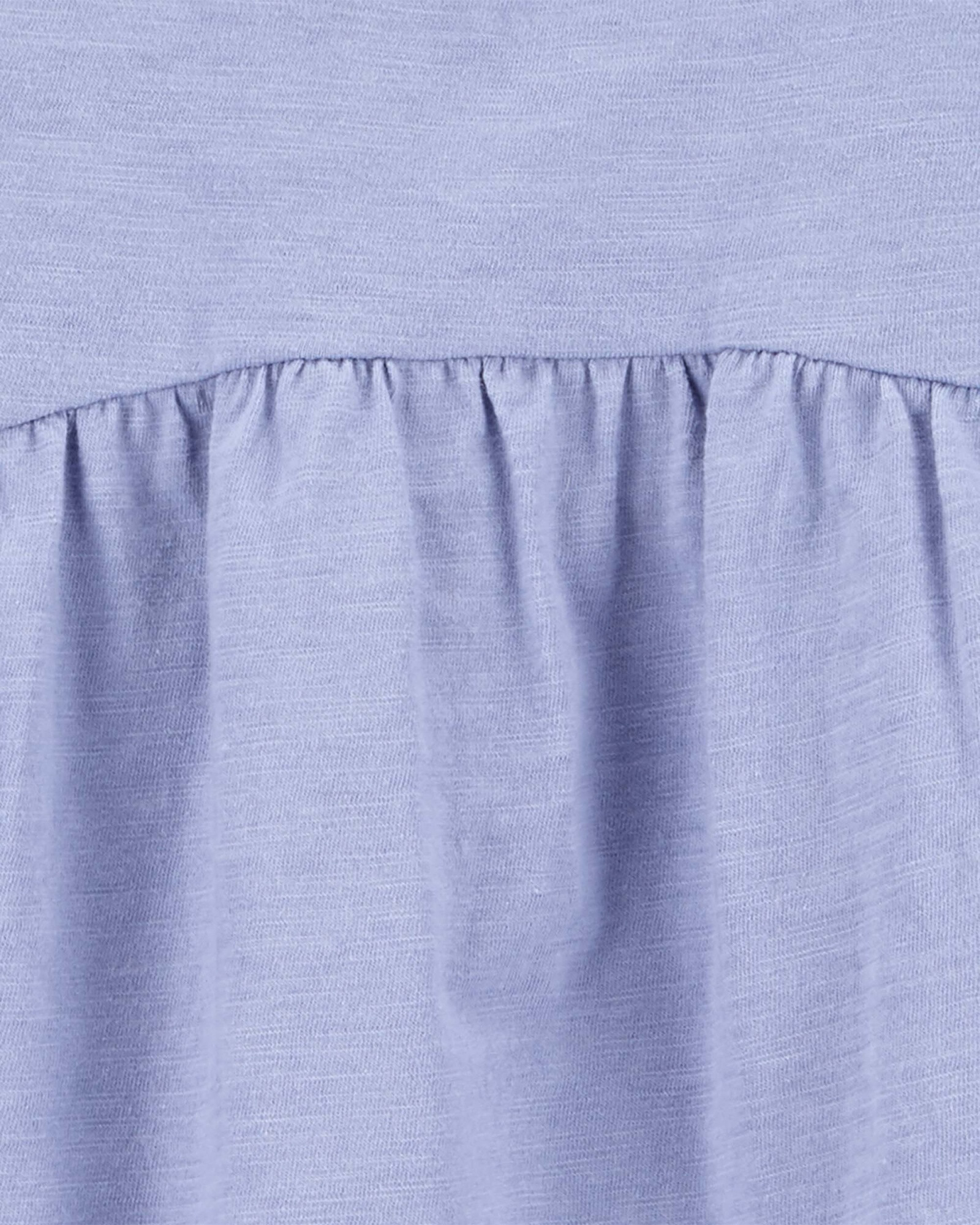 Blusa de algodón, lila Sin color