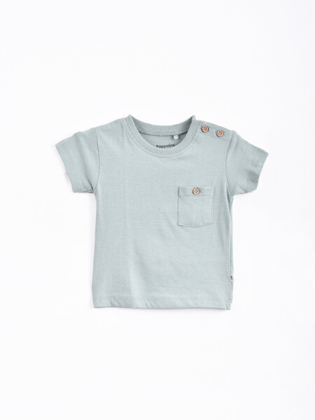 REMERA NICO VERDE GRISACEO